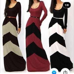 Long comfortable dress. Pick the one you love
